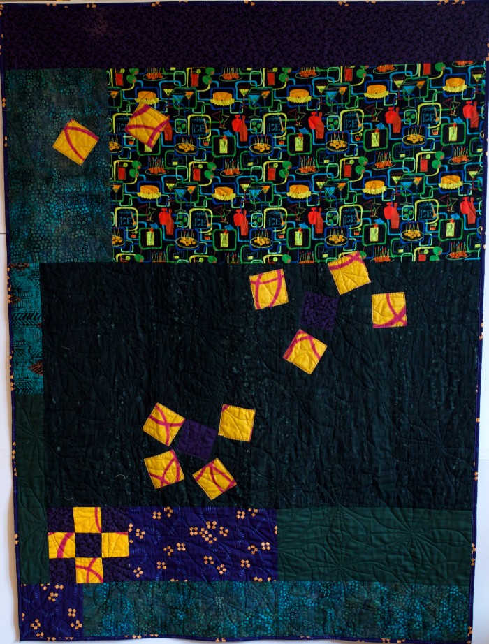 Liberated Ninepatch Lap Quilt